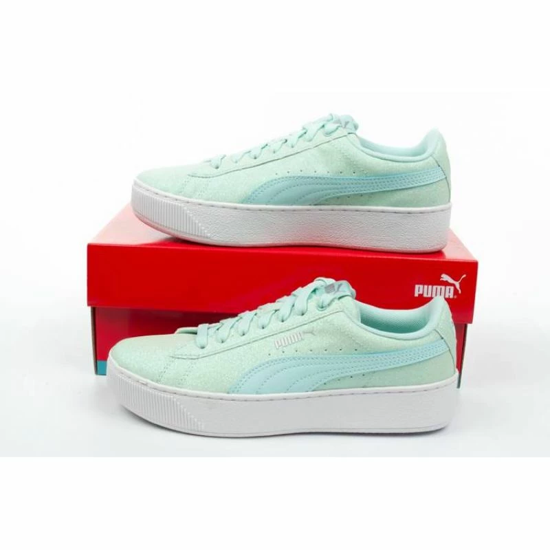 Footwear Puma Womens Vikky Platform Glitz Shoes - Mint