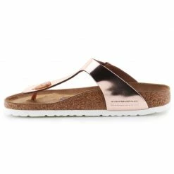 Birkenstock Womens Gizeh BS Met Sandals - Golden