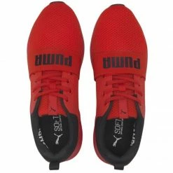 Puma Mens Wired Run High Risk Shoes - Red