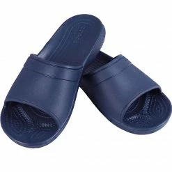 Crocs Kids Classic Slide Slippers - Navy Blue