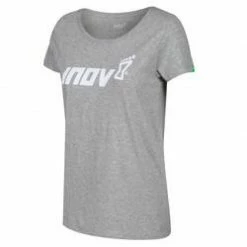 Inov-8 Womens Obssesed Organic Cotton Tee - Grey Outdoor Clothing