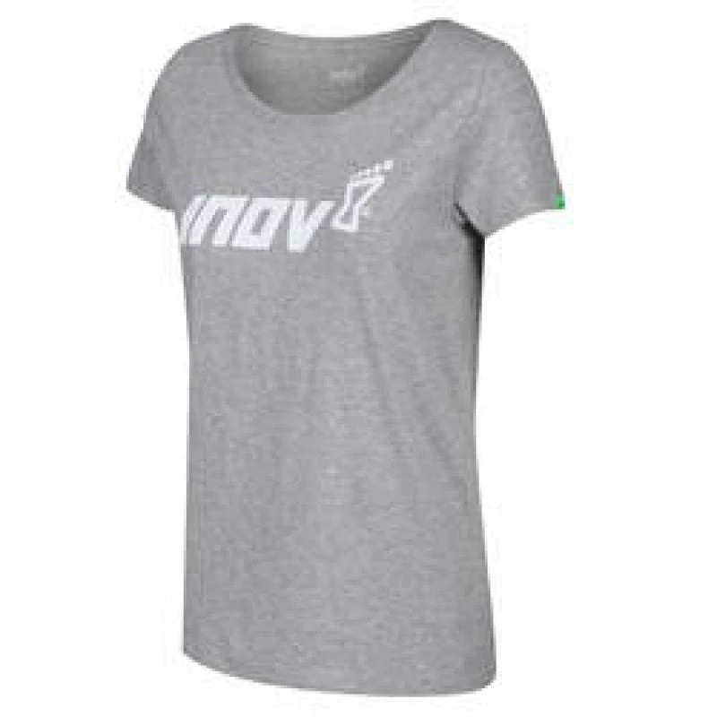 Inov-8 Womens Obssesed Organic Cotton Tee - Grey Outdoor Clothing