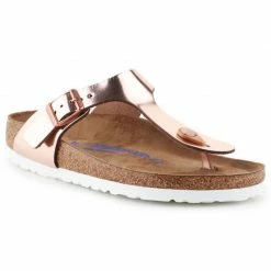 Birkenstock Womens Gizeh BS Met Sandals - Golden