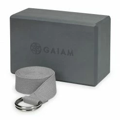 Yoga Accessories Gaiam Ankle And Yoga Strap Set - Gray