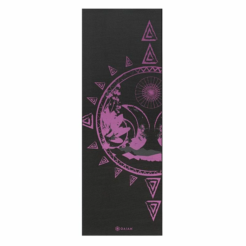 Gaiam "BE FREE" Double-sided Yoga Mat 6mm - Purple
