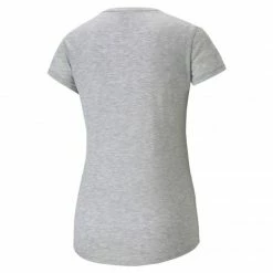 Puma Womens RTG Heather Logo T-Shirt - Gray Outdoor Clothing