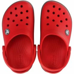 Crocs Junior Crocband Clog - Red/Gray