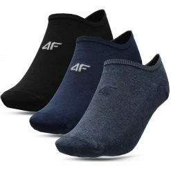 Walking Socks 4F Mens Socks - Black/Navy Blue
