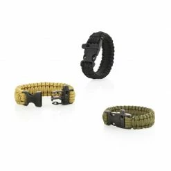 Sports Bags Macgyver Survival Bracelet - Black