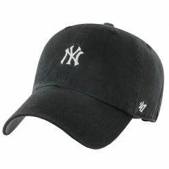 47 Brand Mens MLB New York Yankees Base Runner Cap - Black Caps