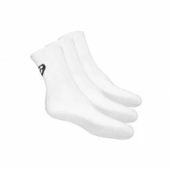 Walking Socks Asics Unisex 3PPK Crew Socks - White