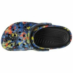 Slides Crocs Womens Classic Tie-Dye Graphic Clog - Multicolour