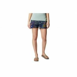 Columbia Womens Shorts Summerdry Cargo - Blue Outdoor Clothing