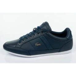 Lacoste Mens Chaymon Shoes - Navy Blue Trainers