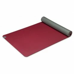 Gaiam Earth Lovers 5 MM Double-Sided Yoga Mat - Red/Gray
