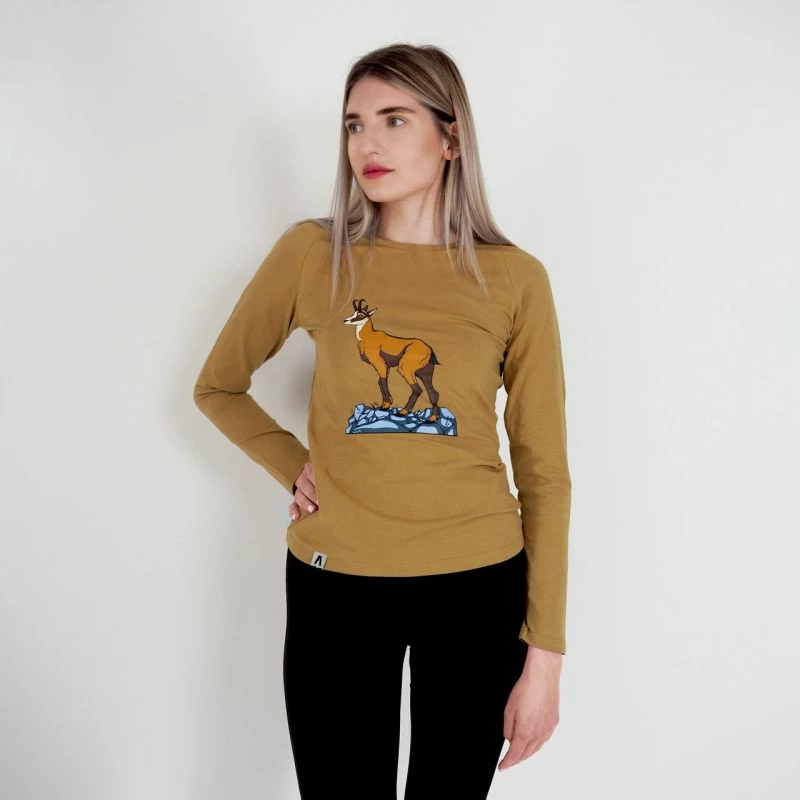 Alpinus Womens Varena T-shirt - Brown