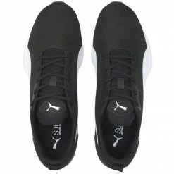 Puma Unisex Flyer Runner Mesh Running Shoes - Black