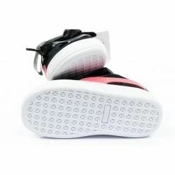 Footwear Puma Junior Suede Heart Jewel Shoes -Black/Pink