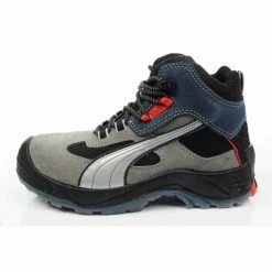 Trainers Puma Mens Mercury High S1P Esd Work Shoes - Black/Gray