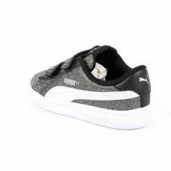 Footwear Puma Junior Smash V2 Glitz Glam Shoes - Black