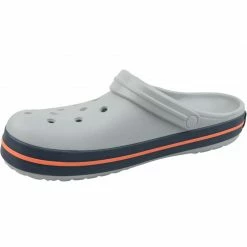 Crocs Unisex Crocband Slippers - Gray Slides