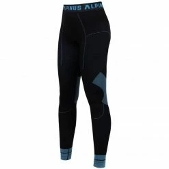 Alpinus Womens Tactical Base Layer Thermoactive Pants - Black/Blue Outdoor Clothing