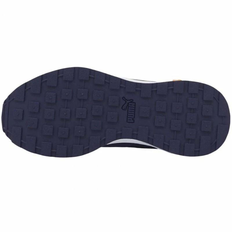 Puma Junior Graviton Shoes - Navy Blue/Orange