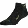 Drymax Mens Speedgoat - Lite Trail Mini Crew Running Socks - Graphite