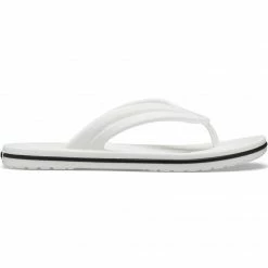 Slides Crocs Womens Crocband Flip-Flops - White