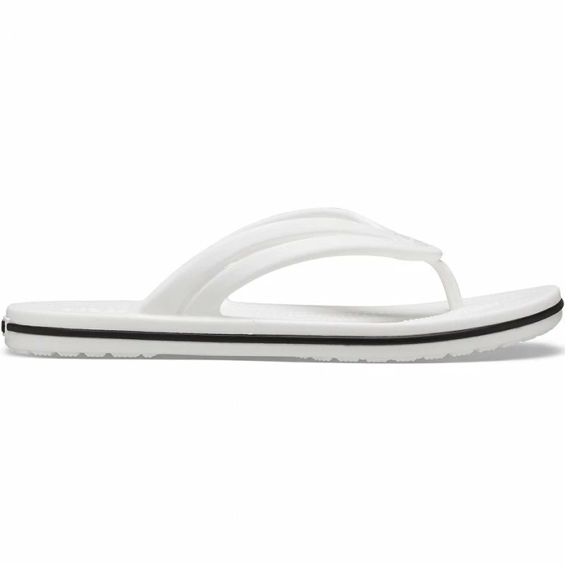 Slides Crocs Womens Crocband Flip-Flops - White