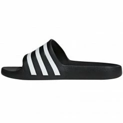 Adidas Mens Adilette Aqua Slippers - Black Climawarm