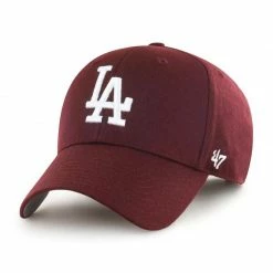 47 Brand Los Angeles Dodgers Cap - Burgundy Caps