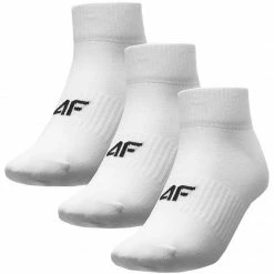 4F Womens Everyday Socks - White Walking Socks