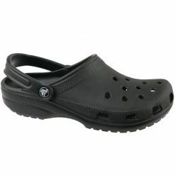 Crocs Unisex Classic Slippers - Black Slides