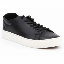Lacoste Mens L.12.12 Unlined 118 Shoes - Black Trainers