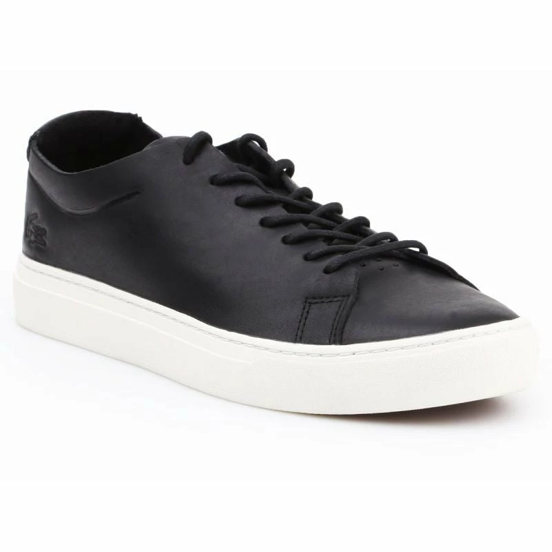 Lacoste Mens L.12.12 Unlined 118 Shoes - Black Trainers