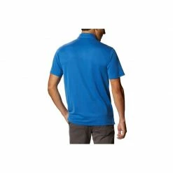 Outdoor Clothing Columbia Mens Nelson Point Polo T-Shirt - Blue