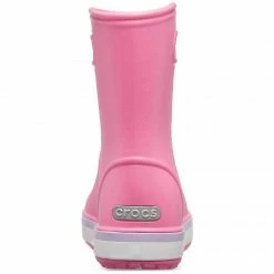 Crocs Junior Wellingtons Crocband Rain Boots - Pink