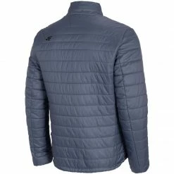 4F Mens Down Jacket - Gray Outdoor Clothing