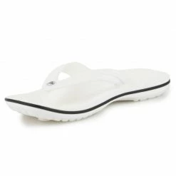 Slides Crocs Womens Crocband Flip-Flops - White
