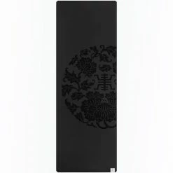 Yoga Mats Gaiam Dry-Grip 5 MM Yoga Mat - Black