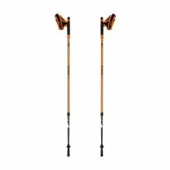 Alpinus Kungsleden Nordic Walking Poles - Orange Hiking