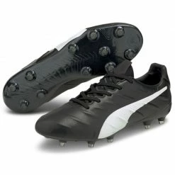 Trainers Puma Mens King Platinum 21 FG / AG Football Boots - Black