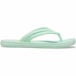 Slides Crocs Womens Crocband Flip-Flops - Mint