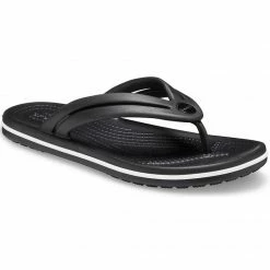 Slides Crocs Womens Crocband Flip-Flops - Black
