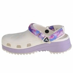 Crocs Womens Classic Hiker Dream Clog - White/Purple Slides