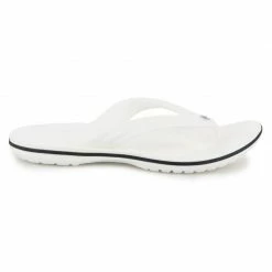 Slides Crocs Womens Crocband Flip-Flops - White