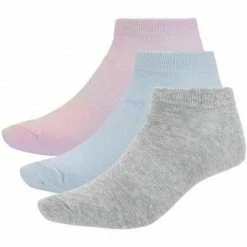 Outhorn Womens Everyday Socks - Pink/Blue/Gray