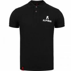Outdoor Clothing Alpinus Mens Wycheproof Polo Shirt - Black