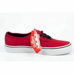 Vans Mens Authentic Shoes - Red Trainers